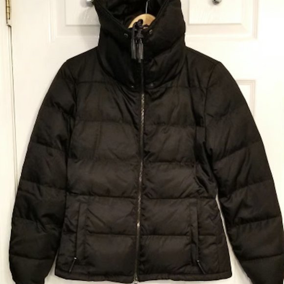 Prada Black Puffy Down Feather Jacket SIZE 0 - Picture 2 of 11